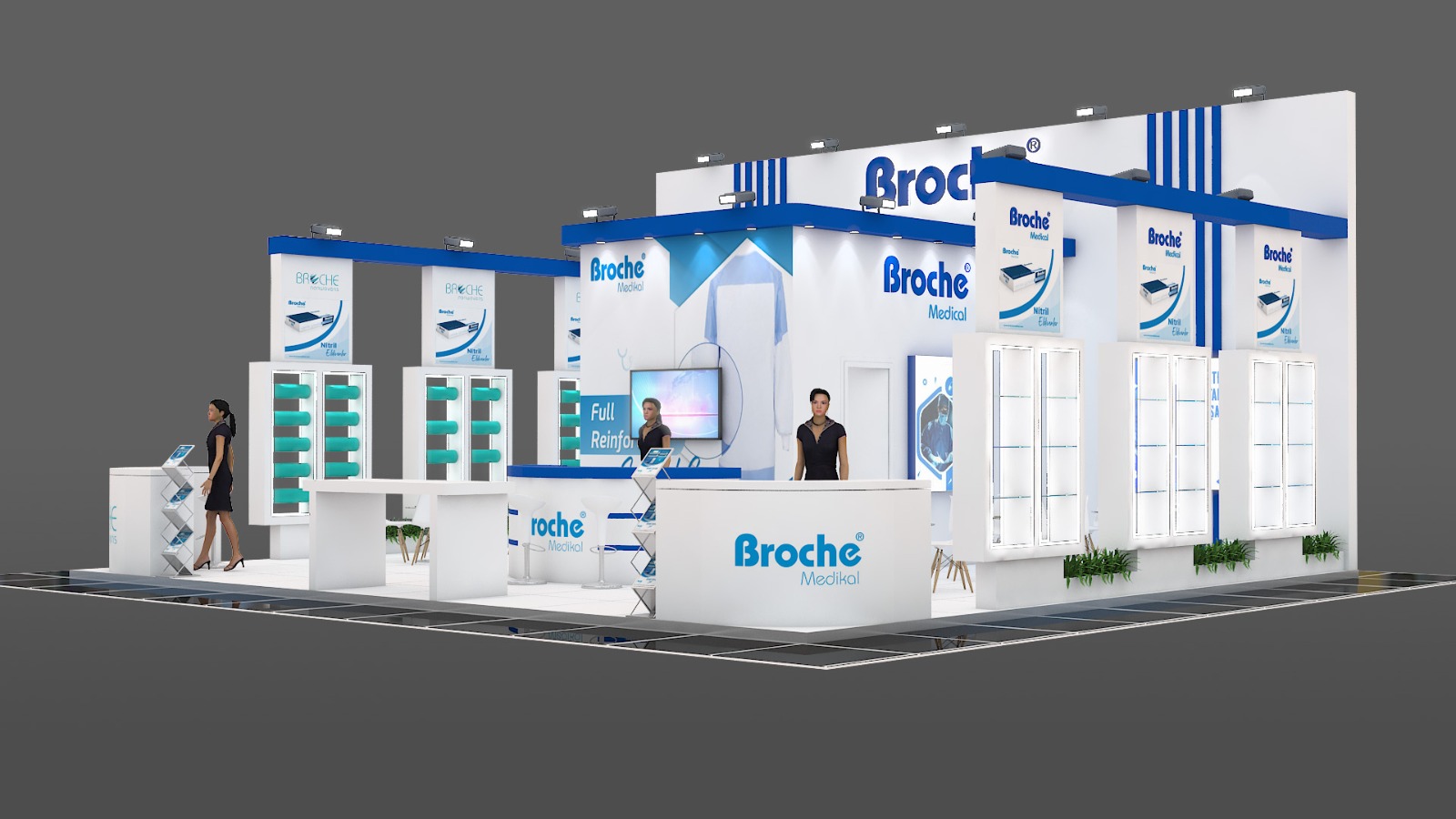 Broche Medical fuar standı