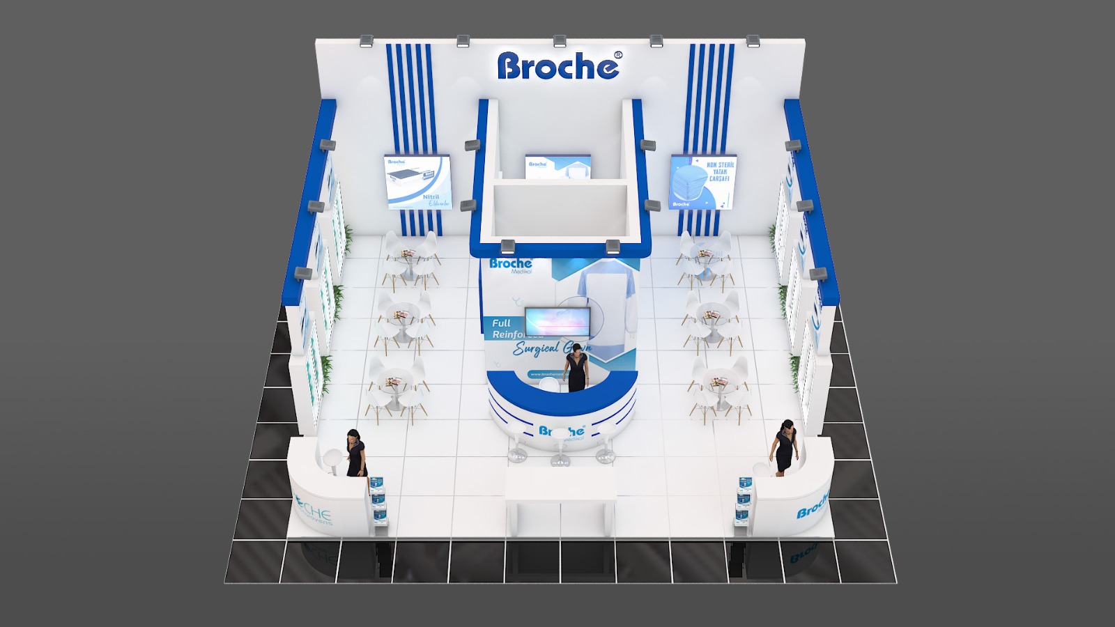 Broche Medical fuar standı
