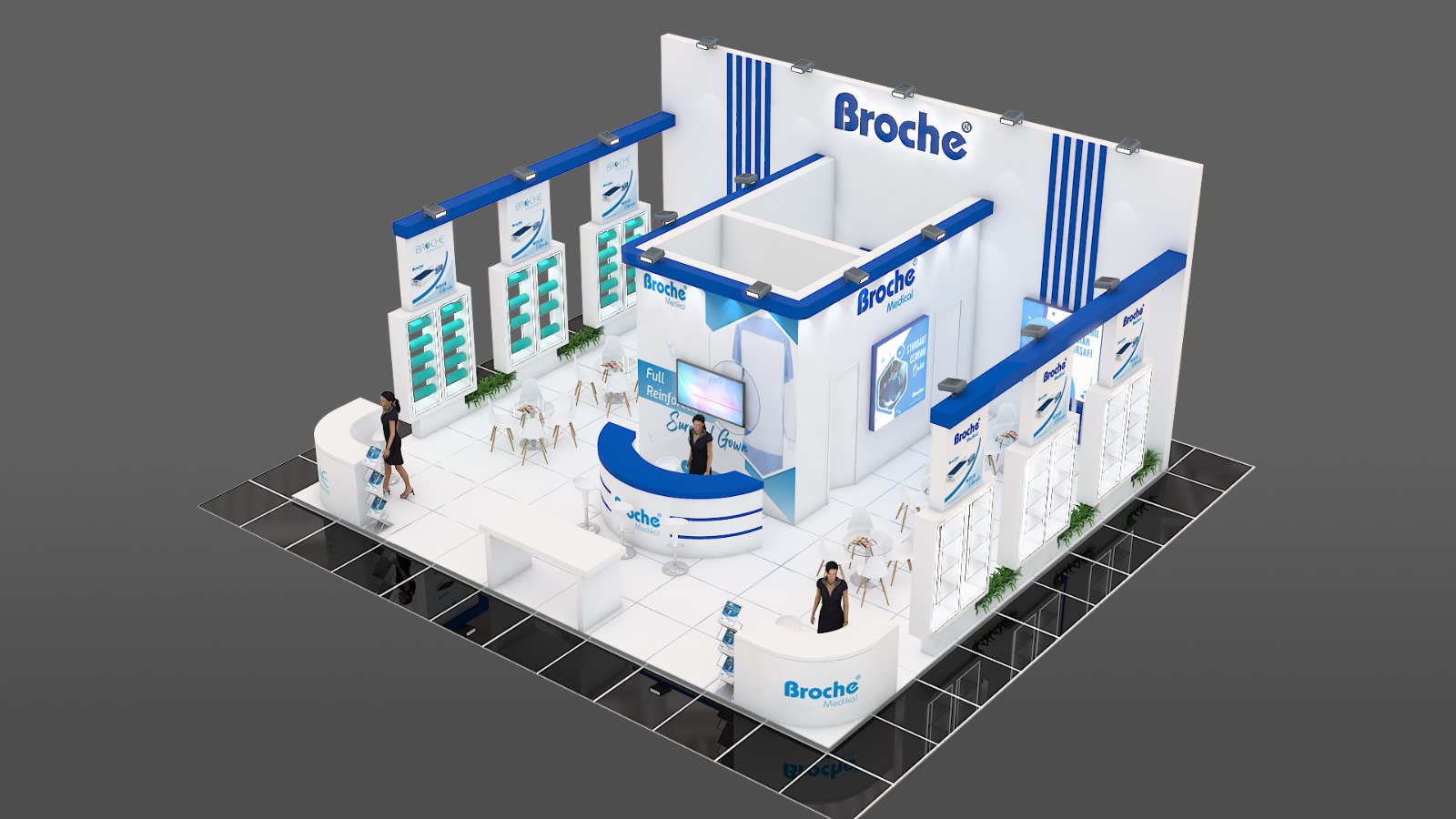 Broche Medical fuar standı