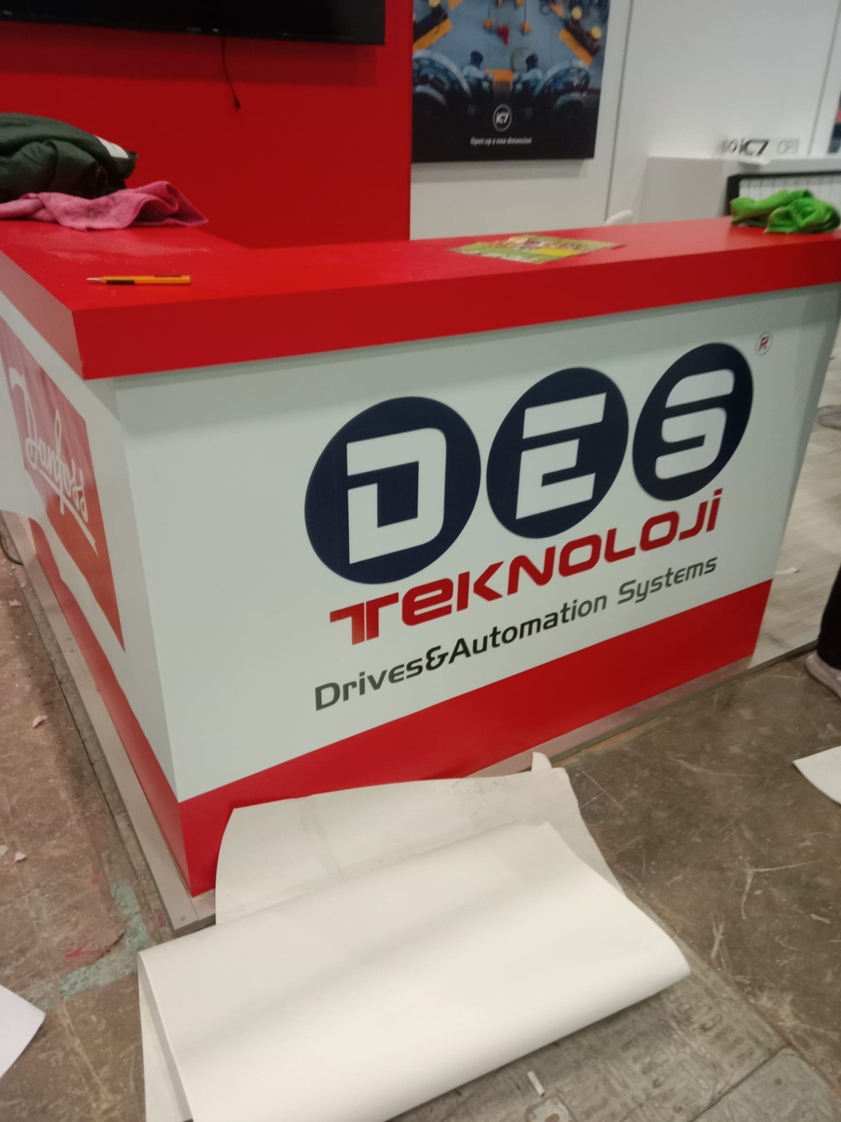 Des Teknoloji fuar standı
